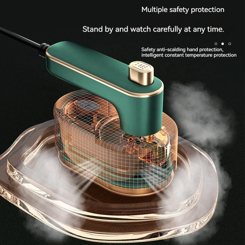 Mini Rotating Steam Iron | Portable Handheld Garment Steamer